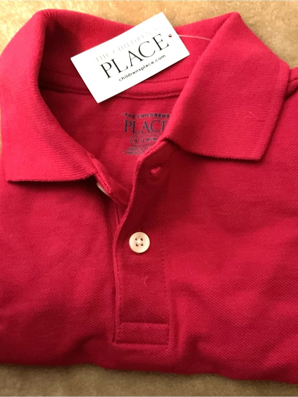 The Children's Place Red Polo Shirt 🆕♥️🆒